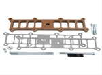 Heat spacer kit, Edelbrock Performer RPM II manifolds, 1", each